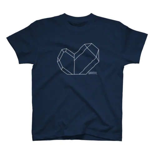 水晶－日本式双晶（白） Regular Fit T-Shirt
