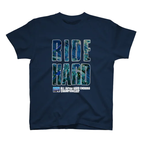 G-NET OFFICIAL GOODS RIDE HARD BLUE DARK Regular Fit T-Shirt