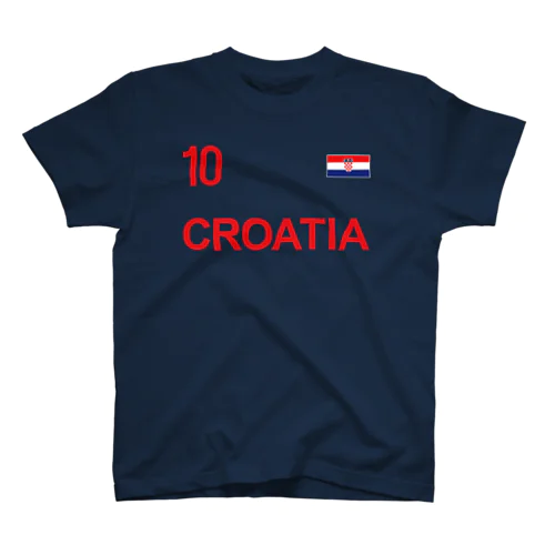 クロアチア レジェンド 栄光の10番 スタンダードTシャツ