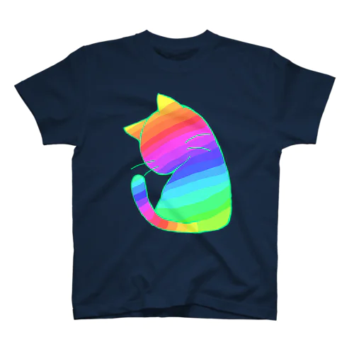 虹色猫 スタンダードTシャツ