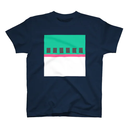 高速鉄道風　ドット絵 Regular Fit T-Shirt