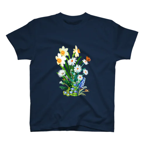 朝露の花畑 Regular Fit T-Shirt