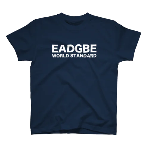 EADGBE スタンダードチューニングTシャツ(ホワイトロゴ) スタンダードTシャツ