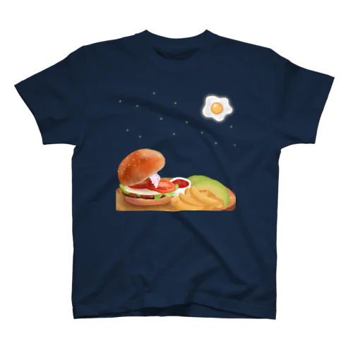 月見バーガー🍔 スタンダードTシャツ