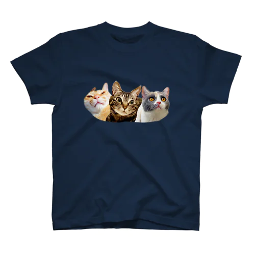 猫三銃士 スタンダードTシャツ