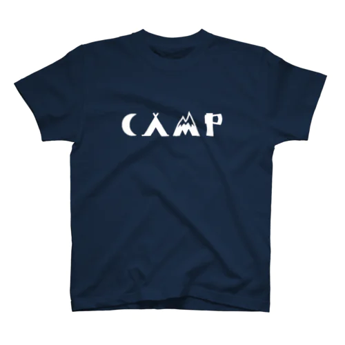 CAMP-WHITE Regular Fit T-Shirt