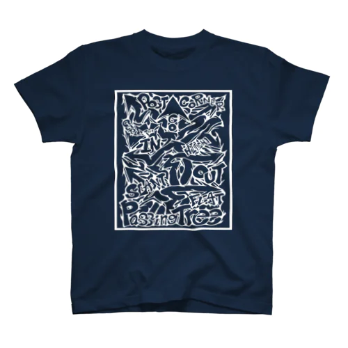 Passing Tree 透過・白線 スタンダードTシャツ