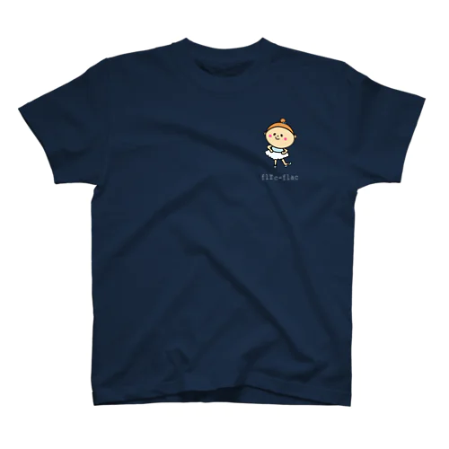 フリフラ　ワンポイント（ロゴホワイト） Regular Fit T-Shirt