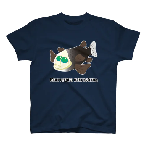 デメニギス ユニークな深海魚”デメニギスさん”の可愛いイラストです(*^-^*)※白ふちタイプ Regular Fit T-Shirt