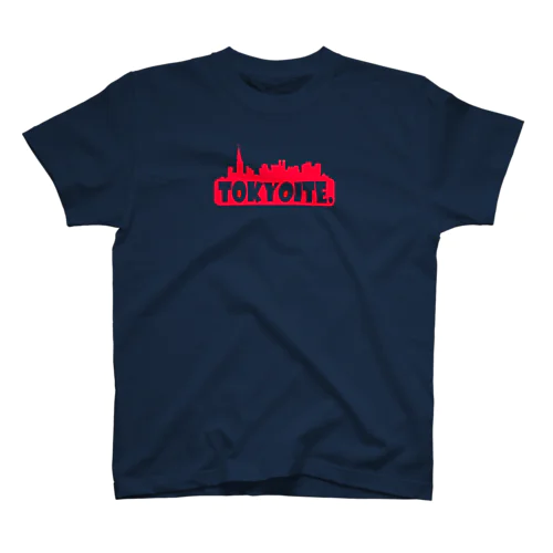 TOKYOITE-RED LOGO Regular Fit T-Shirt