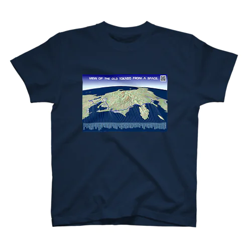 View of the old ToKoiDo from a space. Regular Fit T-Shirt