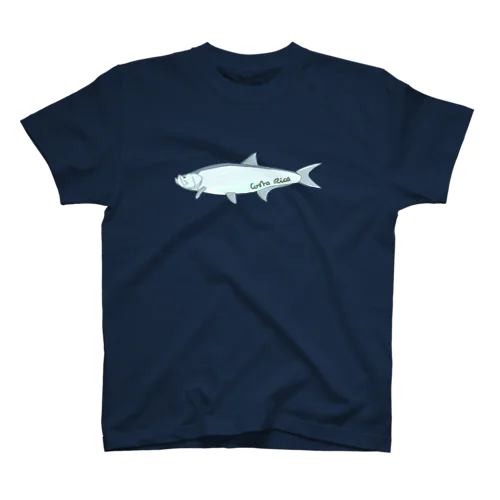 コスタリカの巨大魚ターポン スタンダードTシャツ