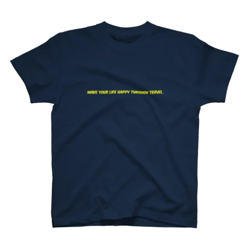 Tシャツ / 全5色（メッセージイエローロゴ） スタンダードTシャツ