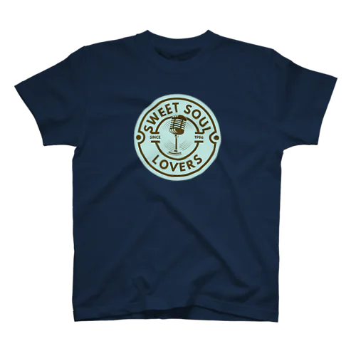 Sweet Soul Lovers★クラシックマイク（ミントグリーン×チョコブラウン） Regular Fit T-Shirt