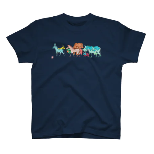 げんきアート展　柴田将人　動物たち Regular Fit T-Shirt
