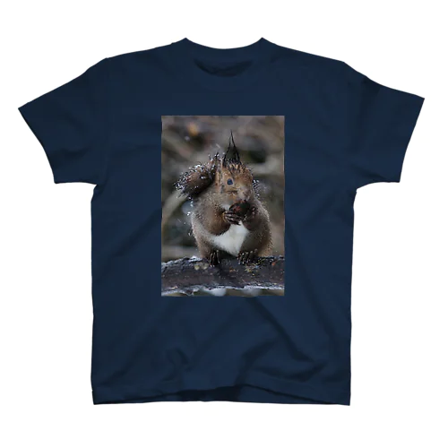 【#動物を味方に】サロベツのエゾリス Regular Fit T-Shirt