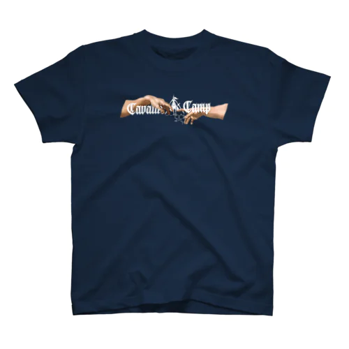 「The Creation of Cavalier」White Logo Regular Fit T-Shirt