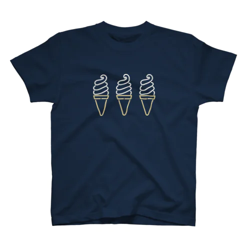 ソフトクリーム（color 3） スタンダードTシャツ