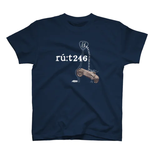 国道15と7/10号線にて Regular Fit T-Shirt