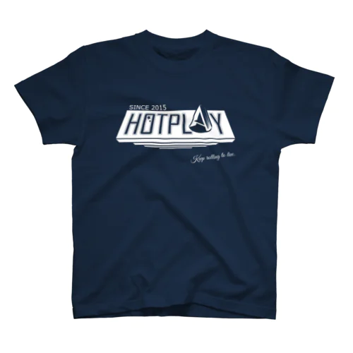 ～熱くあそべ～HOTPLAY（黒） スタンダードTシャツ