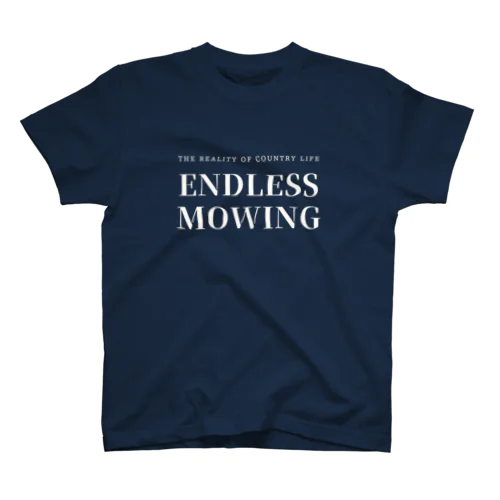 ENDLESS MOWING / WHTXT / バックプリント有 スタンダードTシャツ