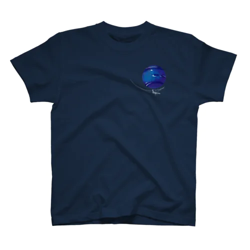 海王星　(黒地用) スタンダードTシャツ