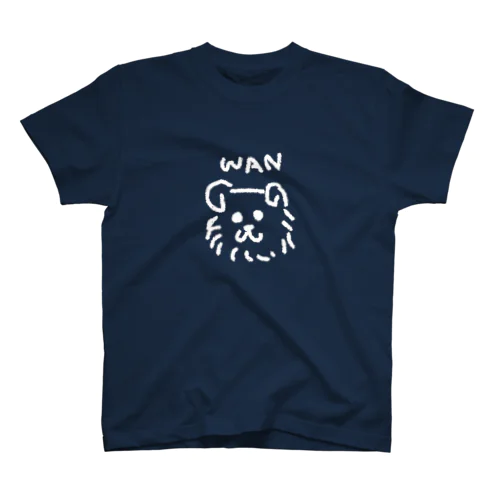 WAN(white) Regular Fit T-Shirt