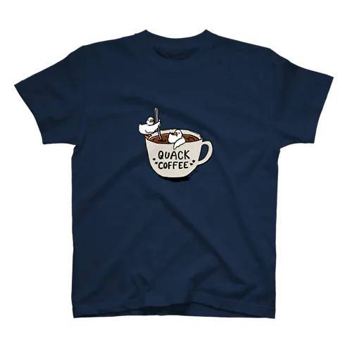 もちもちアヒルQUACK COFFEE Regular Fit T-Shirt