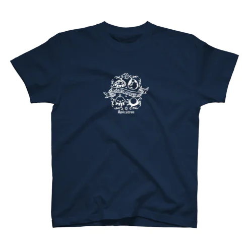 宇宙エンブレム　白 Regular Fit T-Shirt
