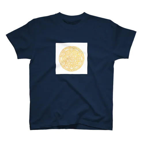 Maru ⭕ Mandala 繁栄(白) スタンダードTシャツ