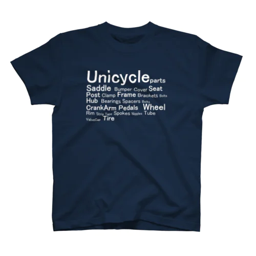 Unicycle parts スタンダードTシャツ