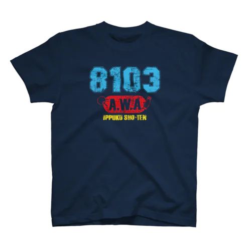 8103-AWA-ビンテージ風A Regular Fit T-Shirt