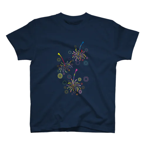 はじける線香花火 スタンダードTシャツ