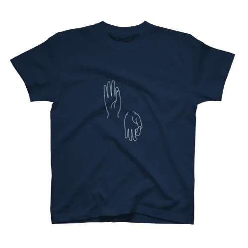 BUDDHA HANDS WHITTE スタンダードTシャツ