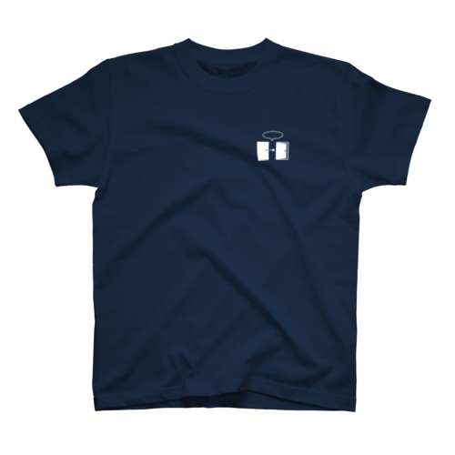 オープンザドア（白イラスト小） Regular Fit T-Shirt