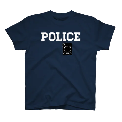 AIRSOFTER 【POLICE White】 Regular Fit T-Shirt