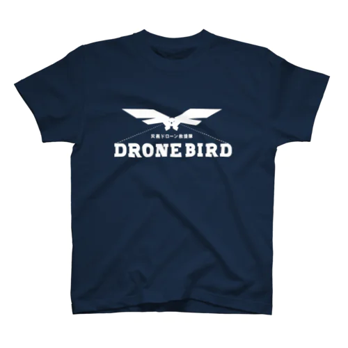 DroneBird_White Regular Fit T-Shirt