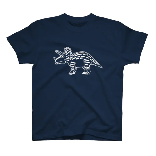 トリケラトプスくん白 Regular Fit T-Shirt