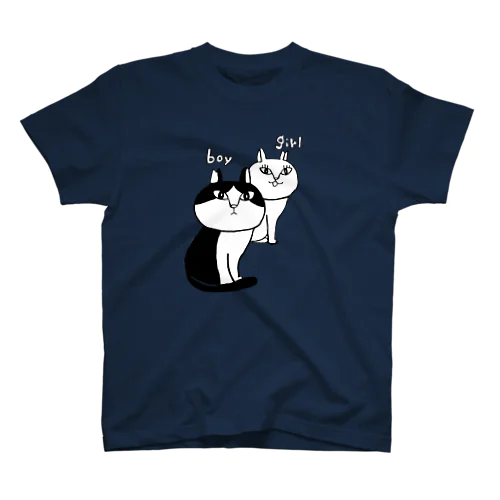 さくらねこ/文字なし スタンダードTシャツ