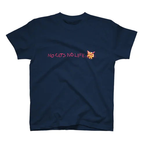 NO CATS NO LIFE スタンダードTシャツ