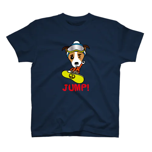 JUMP!ジャックラッセルテリア スタンダードTシャツ