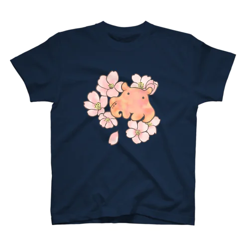 メンダコさんと桜。 スタンダードTシャツ