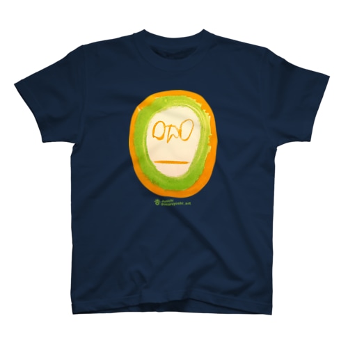 めがねオレンジ Regular Fit T-Shirt
