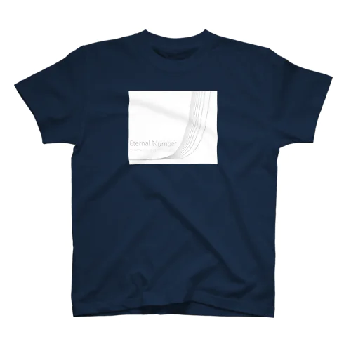 指数の翼 by Eternal Number Regular Fit T-Shirt