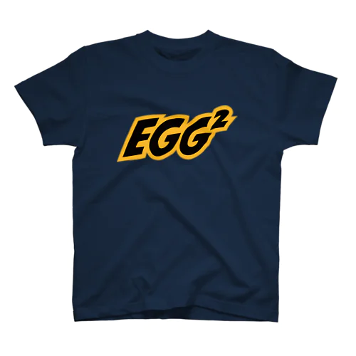 "Navy" EGG² Logo T-shirts Regular Fit T-Shirt