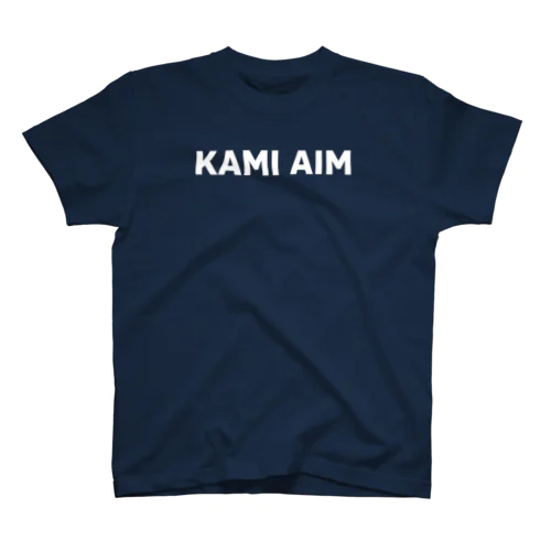 KAMI AIM WHITE スタンダードTシャツ