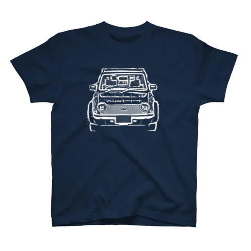 レトロカー(刷り色白) スタンダードTシャツ