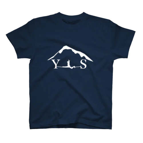 YSスプレッド-ホワイト スタンダードTシャツ