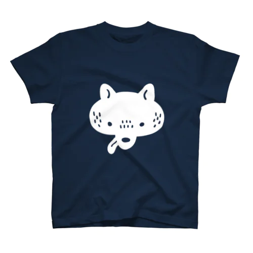 ベロ出しオオカミ（白） スタンダードTシャツ