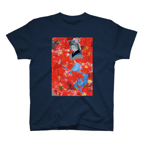 Geisha&Cat Regular Fit T-Shirt